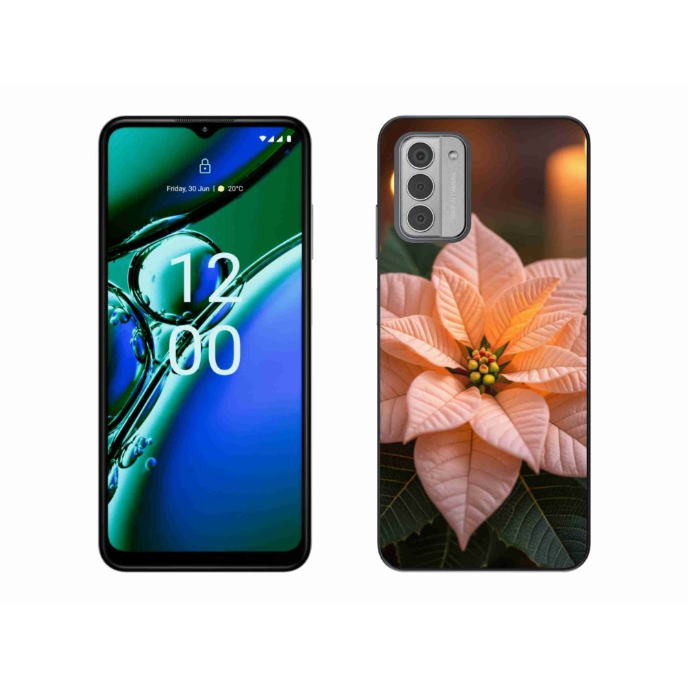 Zselés borító mmCase a Nokia G42 készülékhez - mikulásvirág