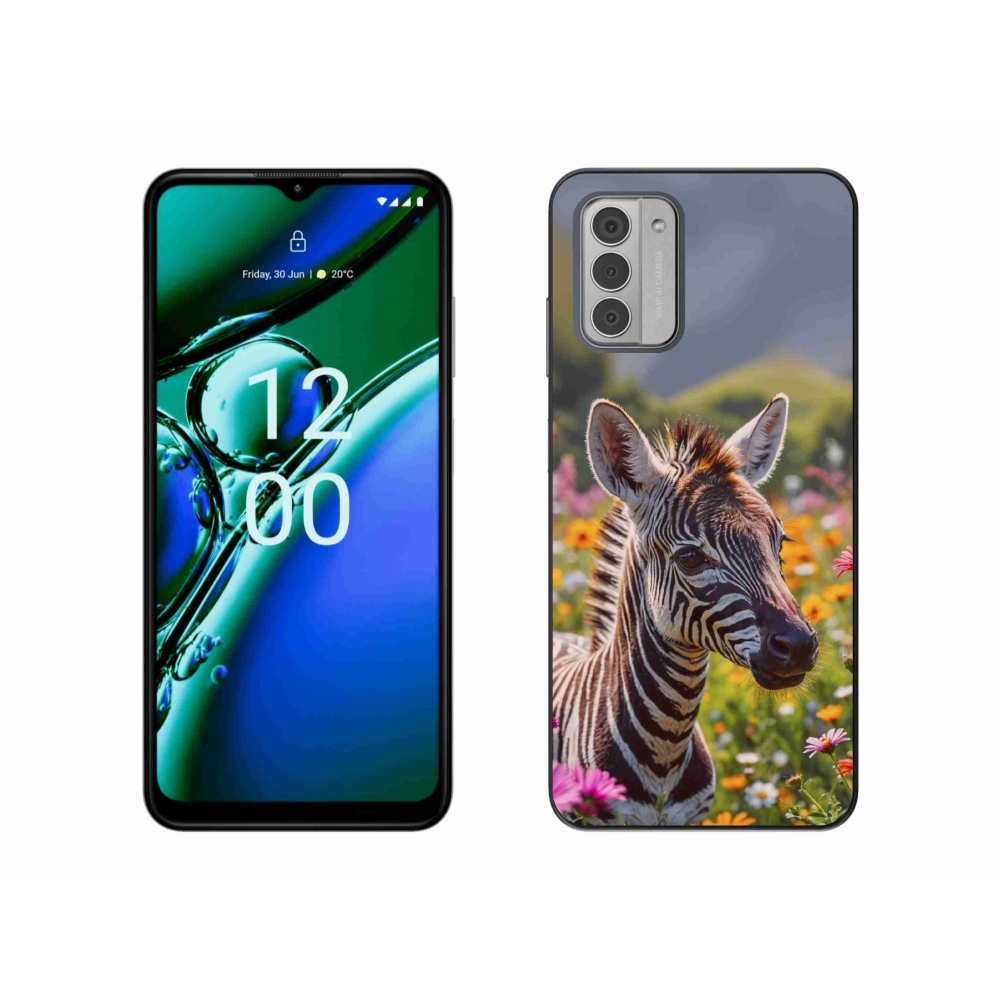 mmCase gélhuzat a Nokia G42-hez – zebra a réten