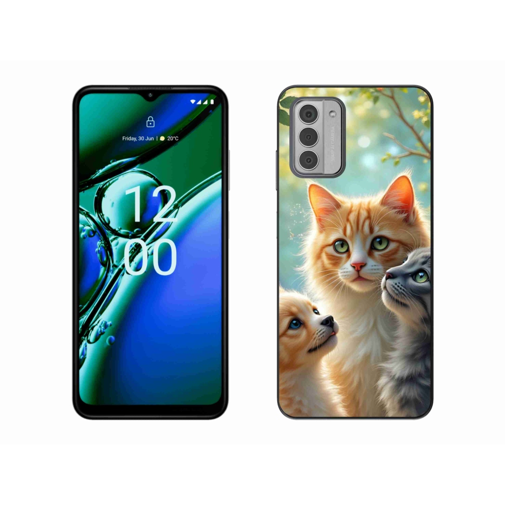 Zselés borítás mmCase a Nokia G42-hez - állati barátság 2