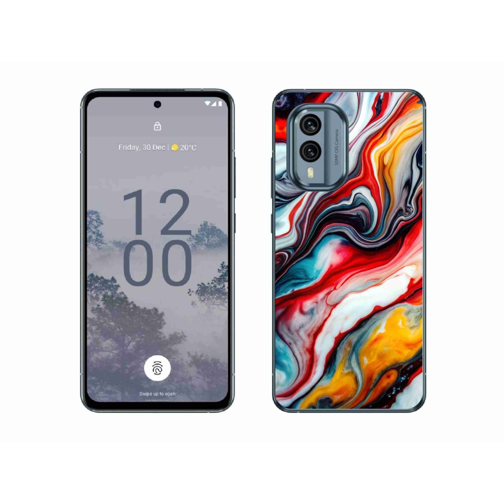 Zselés borítás mmCase a Nokia X30 5G készülékhez - absztrakt motívum 35