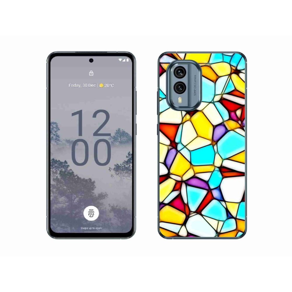 Zselés borítás mmCase a Nokia X30 5G készülékhez - absztrakt motívum 40