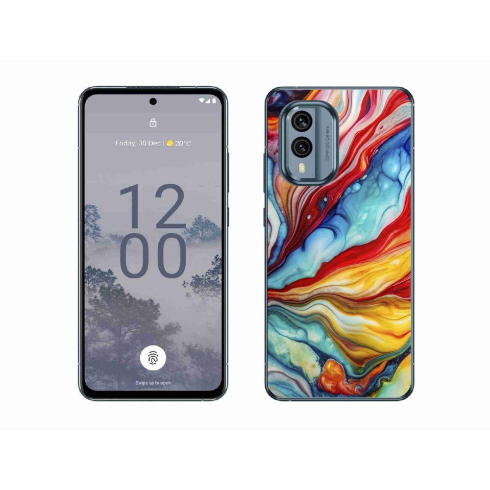 Zselés borítás mmCase a Nokia X30 5G készülékhez - absztrakt motívum 58