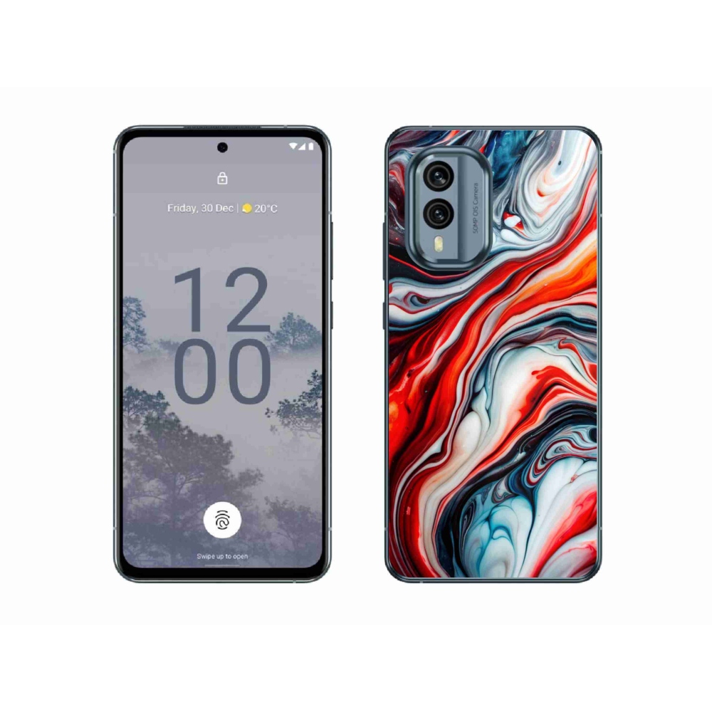 Zselés borítás mmCase a Nokia X30 5G készülékhez - absztrakt motívum 63