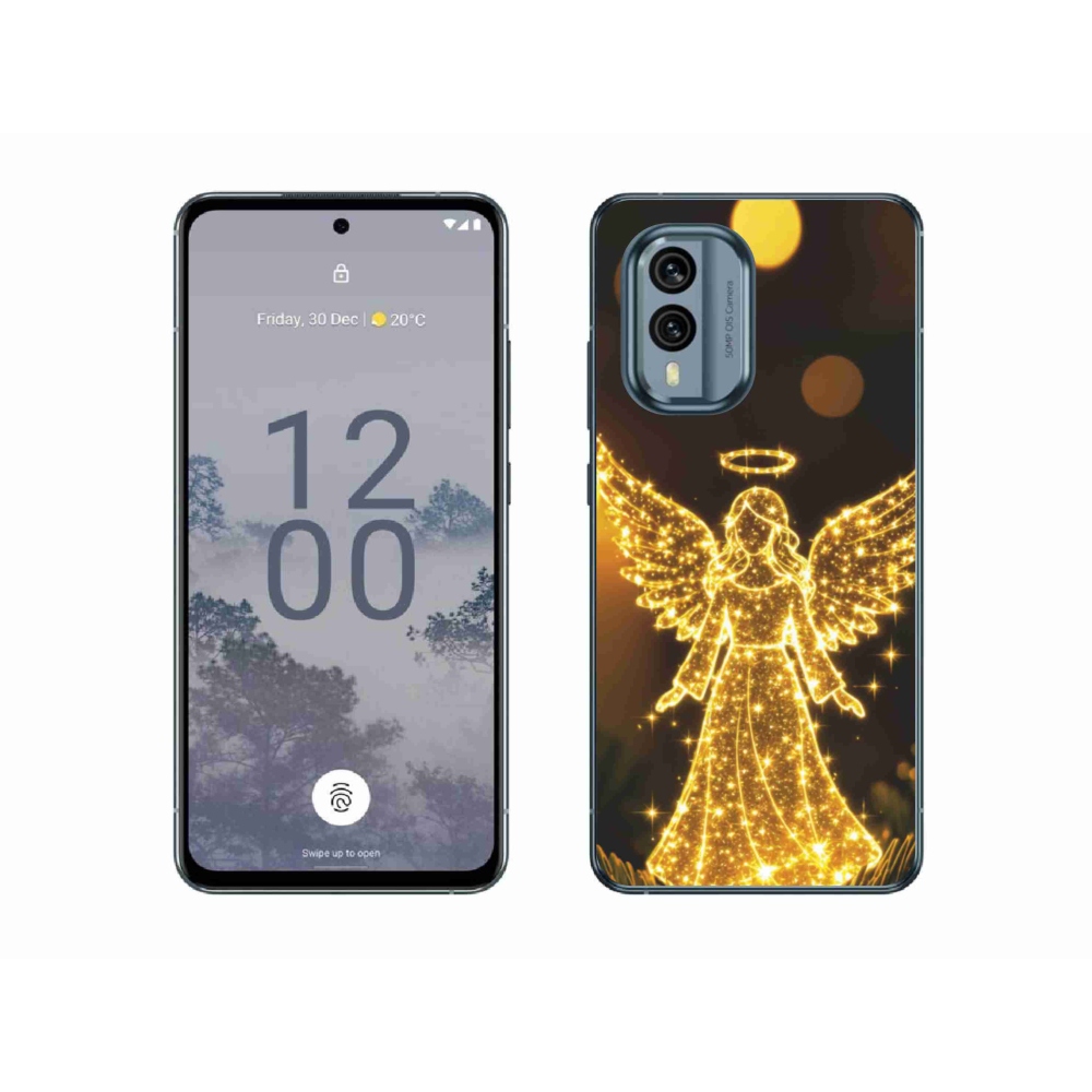 Zselés borítás mmCase a Nokia X30 5G készülékhez - angyalka