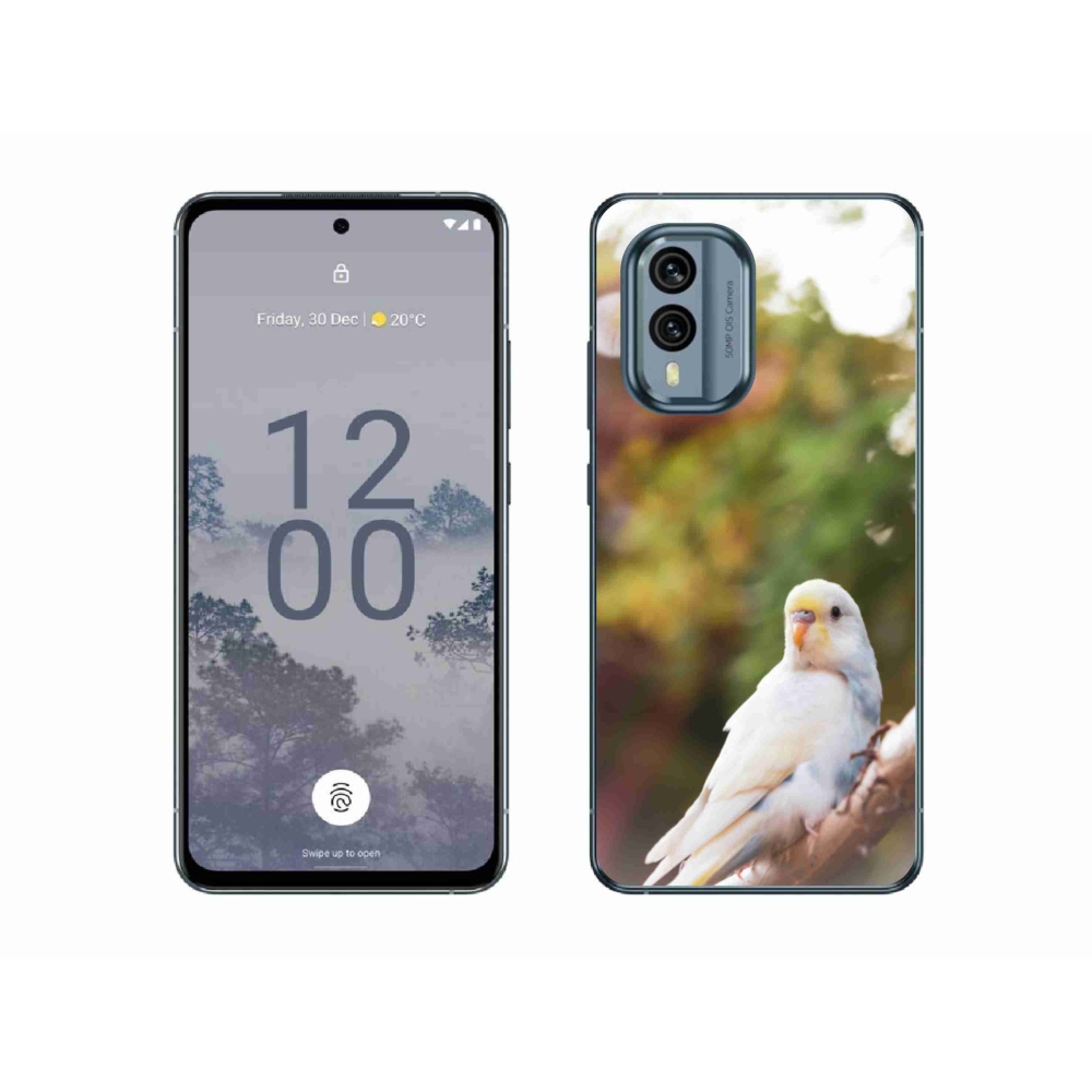 Zselés borítás mmCase a Nokia X30 5G készülékhez - andulka fehér