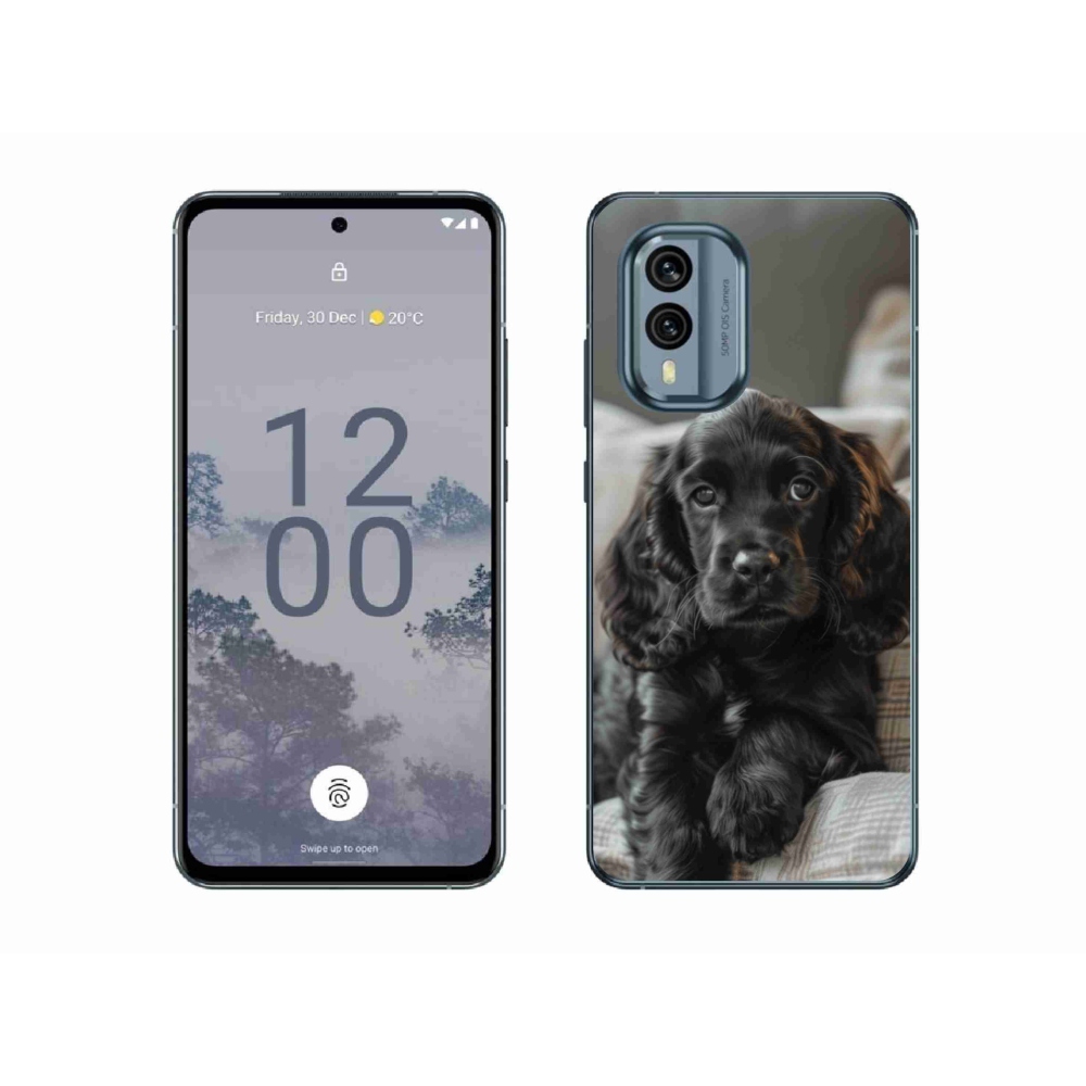 Zselés borítás mmCase a Nokia X30 5G készülékhez - English Cocker Spaniel