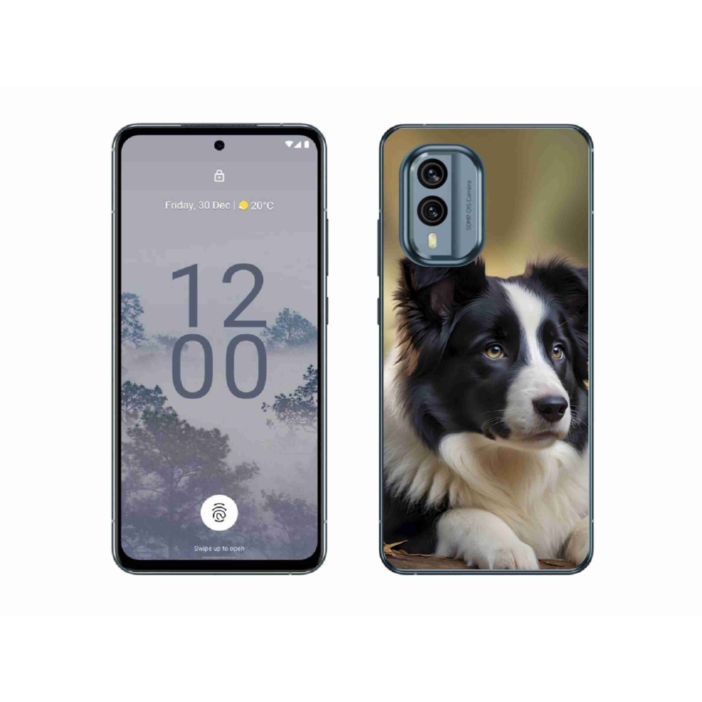 mmCase gél tok a Nokia X30 5G-hez – border collie 2