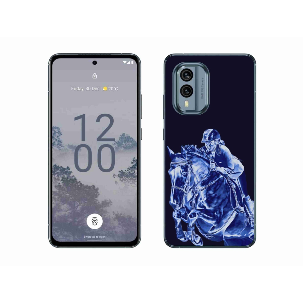 Zselés borítás mmCase a Nokia X30 5G készülékhez - versenyló