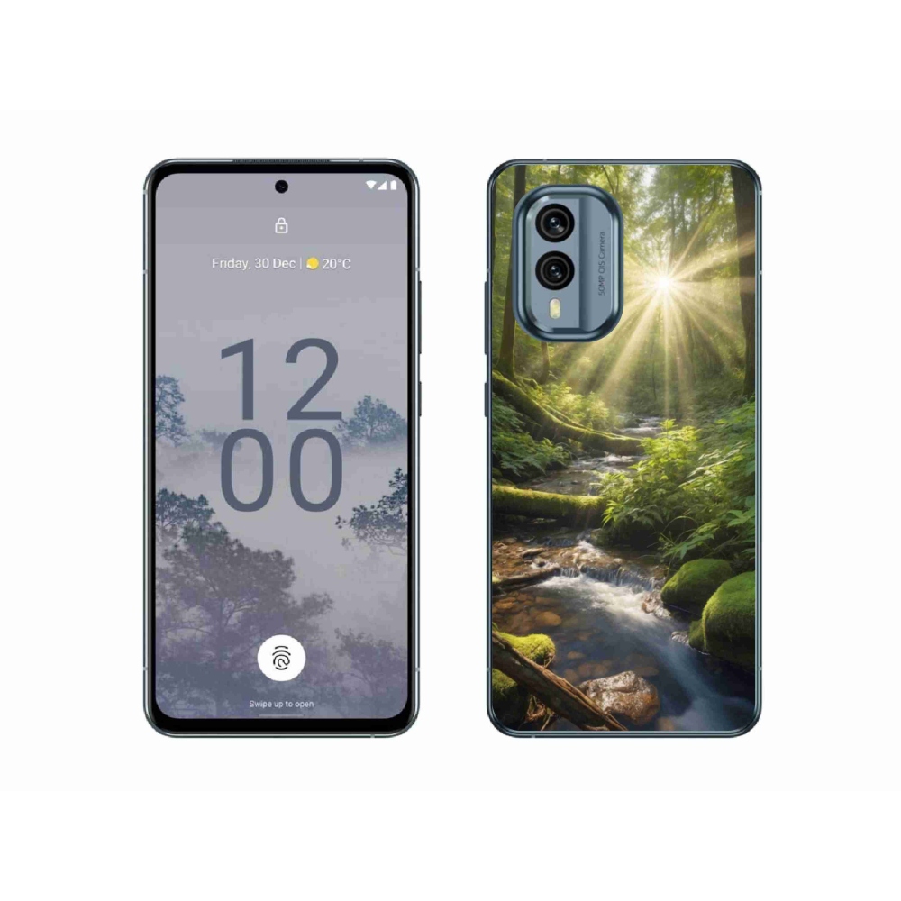 Zselés borítás mmCase a Nokia X30 5G készülékhez - erdő mélysége