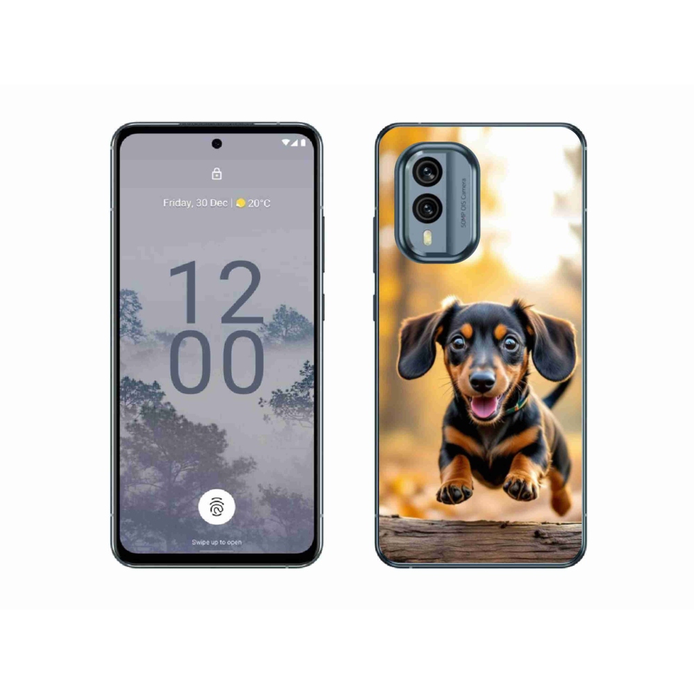 Zselés borítás mmCase a Nokia X30 5G készülékhez - tacskó 2