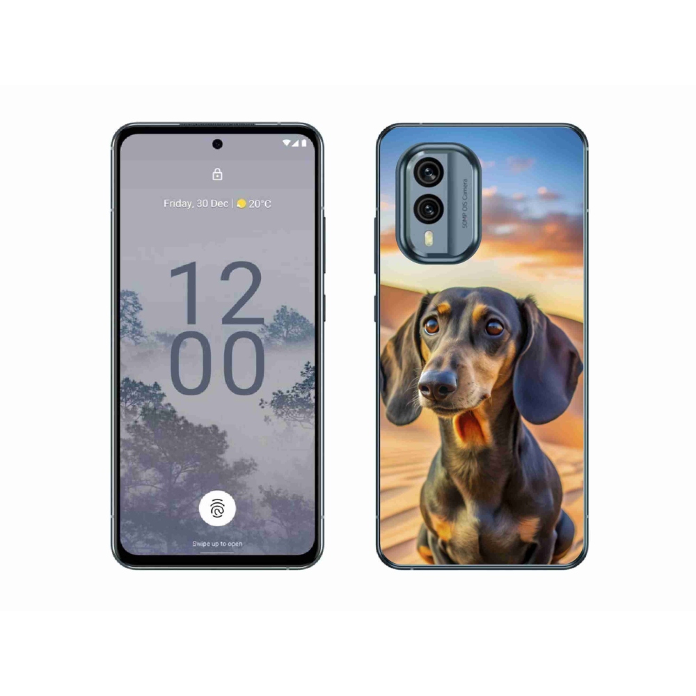 Zselés borítás mmCase a Nokia X30 5G készülékhez - tacskó 3