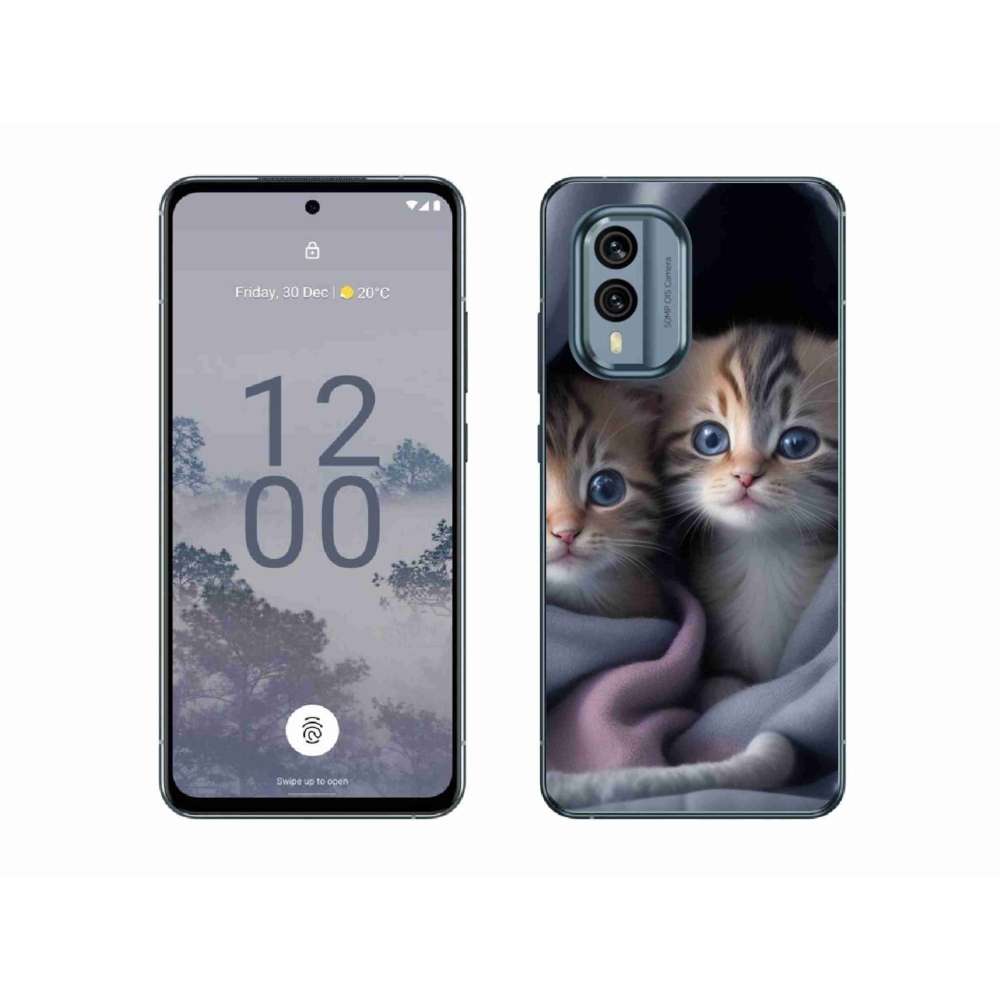Zselés borítás mmCase a Nokia X30 5G készülékhez - cat duo 2