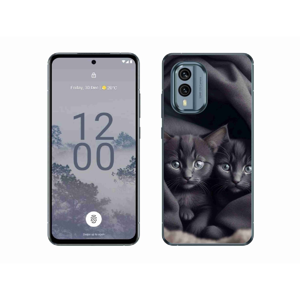 Zselés borítás mmCase a Nokia X30 5G készülékhez - cat duo