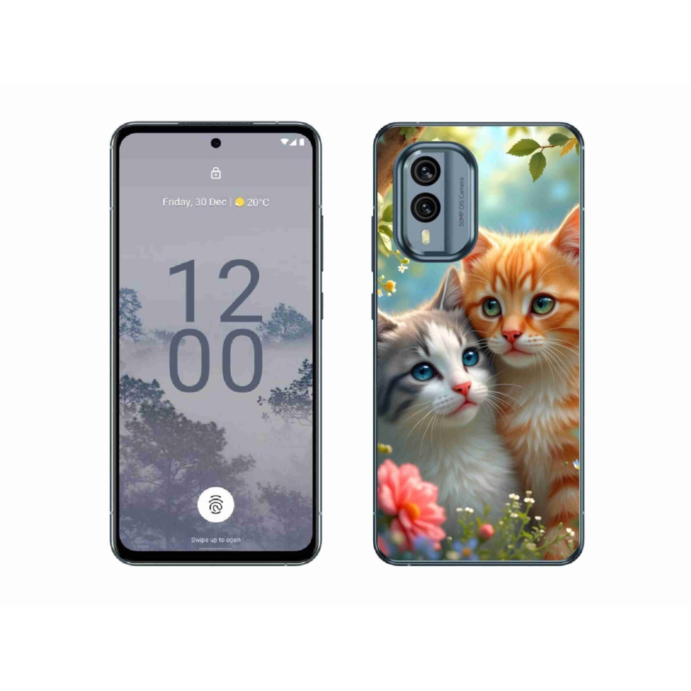 Zselés borítás mmCase a Nokia X30 5G készülékhez - cat love 2