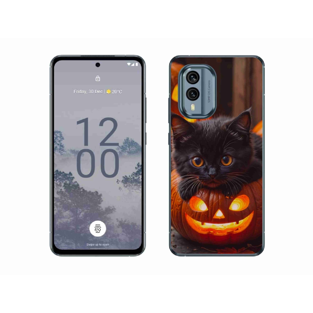 Zselés borító mmCase a Nokia X30 5G készülékhez - cica és tök