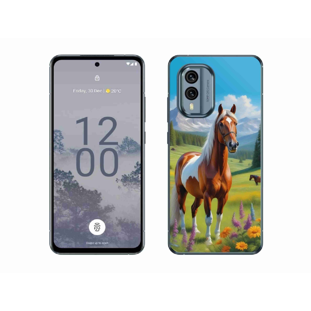 mmCase gél tok a Nokia X30 5G-hez – ló a réten
