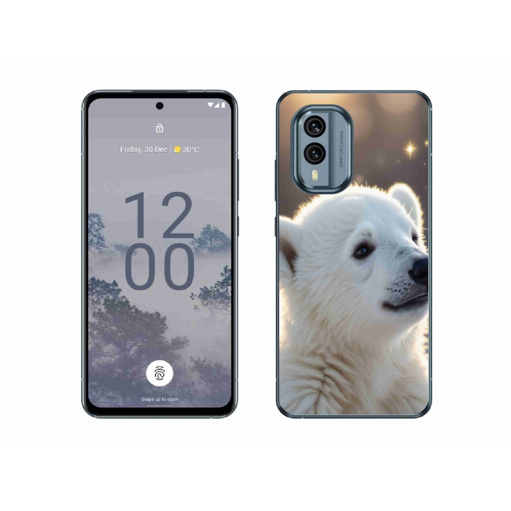 Zselés borítás mmCase a Nokia X30 5G készülékhez - jegesmedve