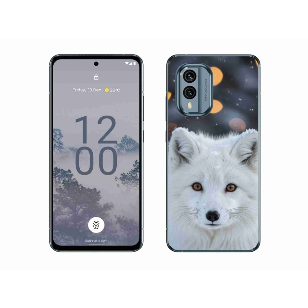Zselés borítás mmCase a Nokia X30 5G készülékhez - polár róka