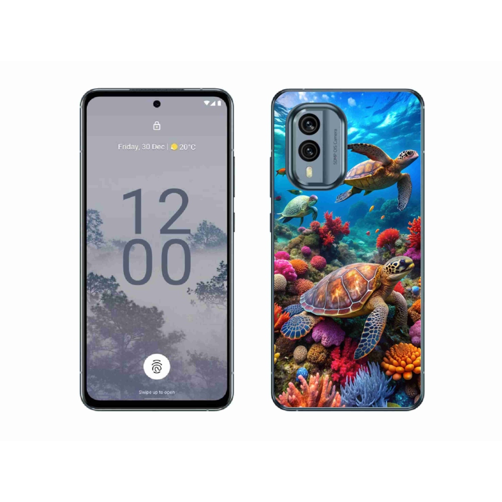 Zselés borítás mmCase a Nokia X30 5G készülékhez - Sea World 2