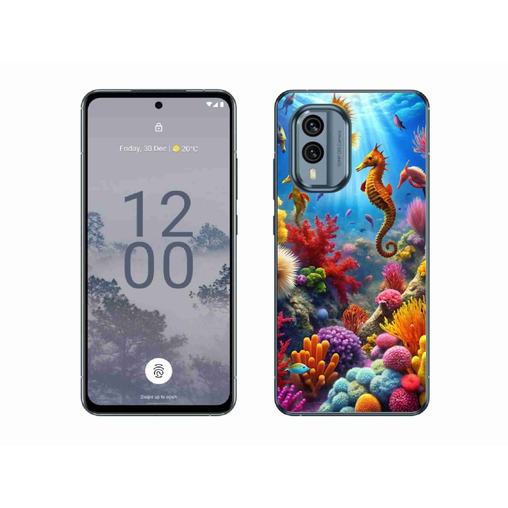 Zselés borítás mmCase a Nokia X30 5G készülékhez - Sea World 3