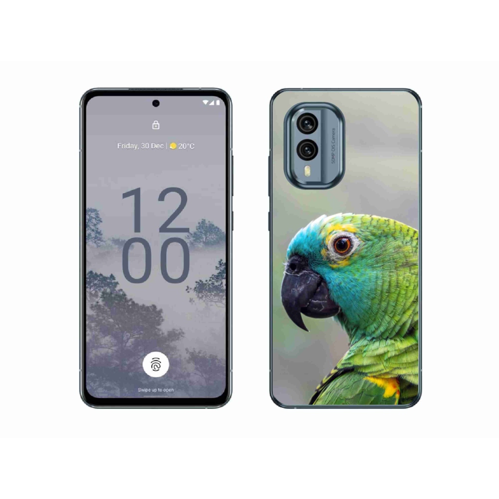 Zselés borítás mmCase a Nokia X30 5G készülékhez - papagáj amazon