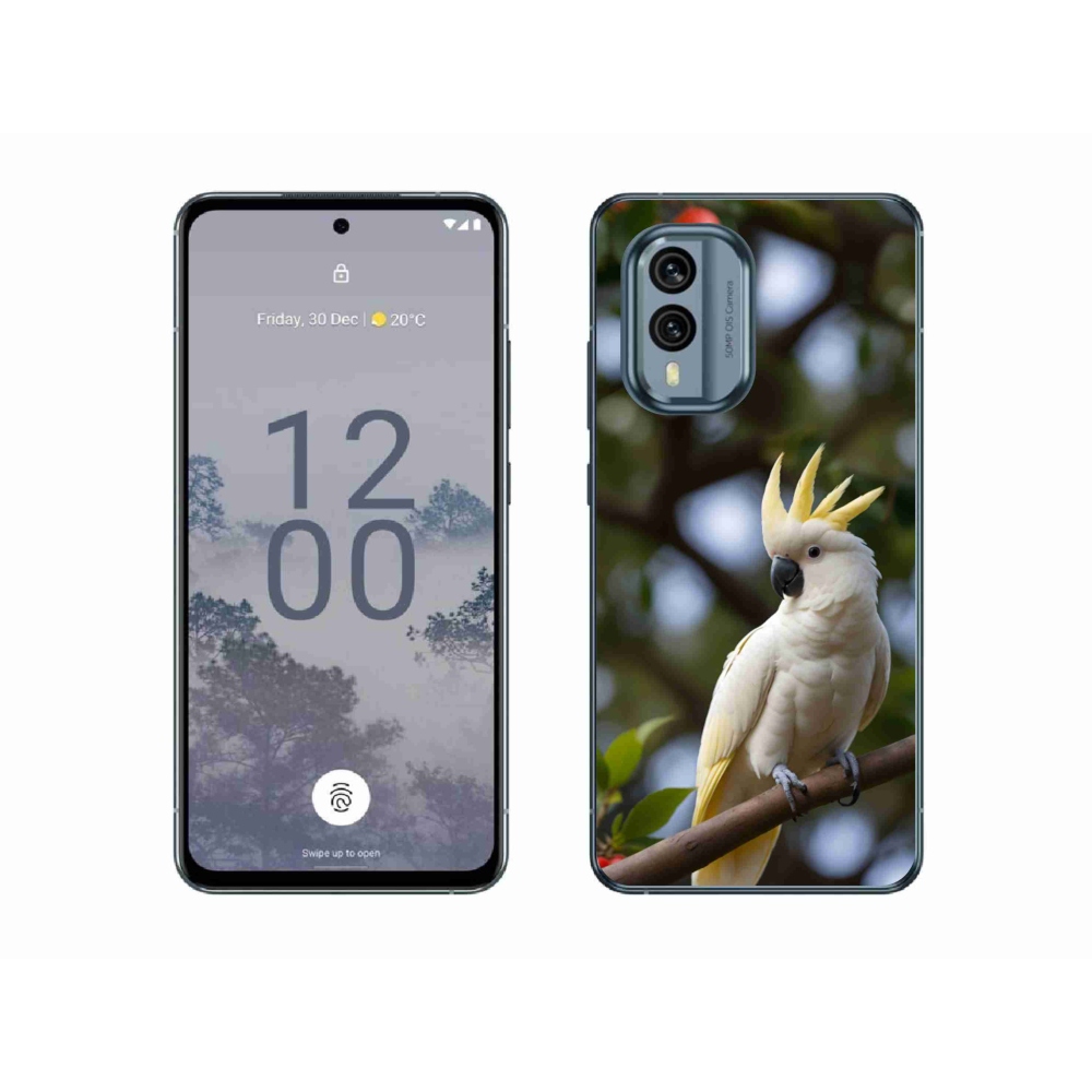mmCase gél tok a Nokia X30 5G-hez – kakadu papagáj 3