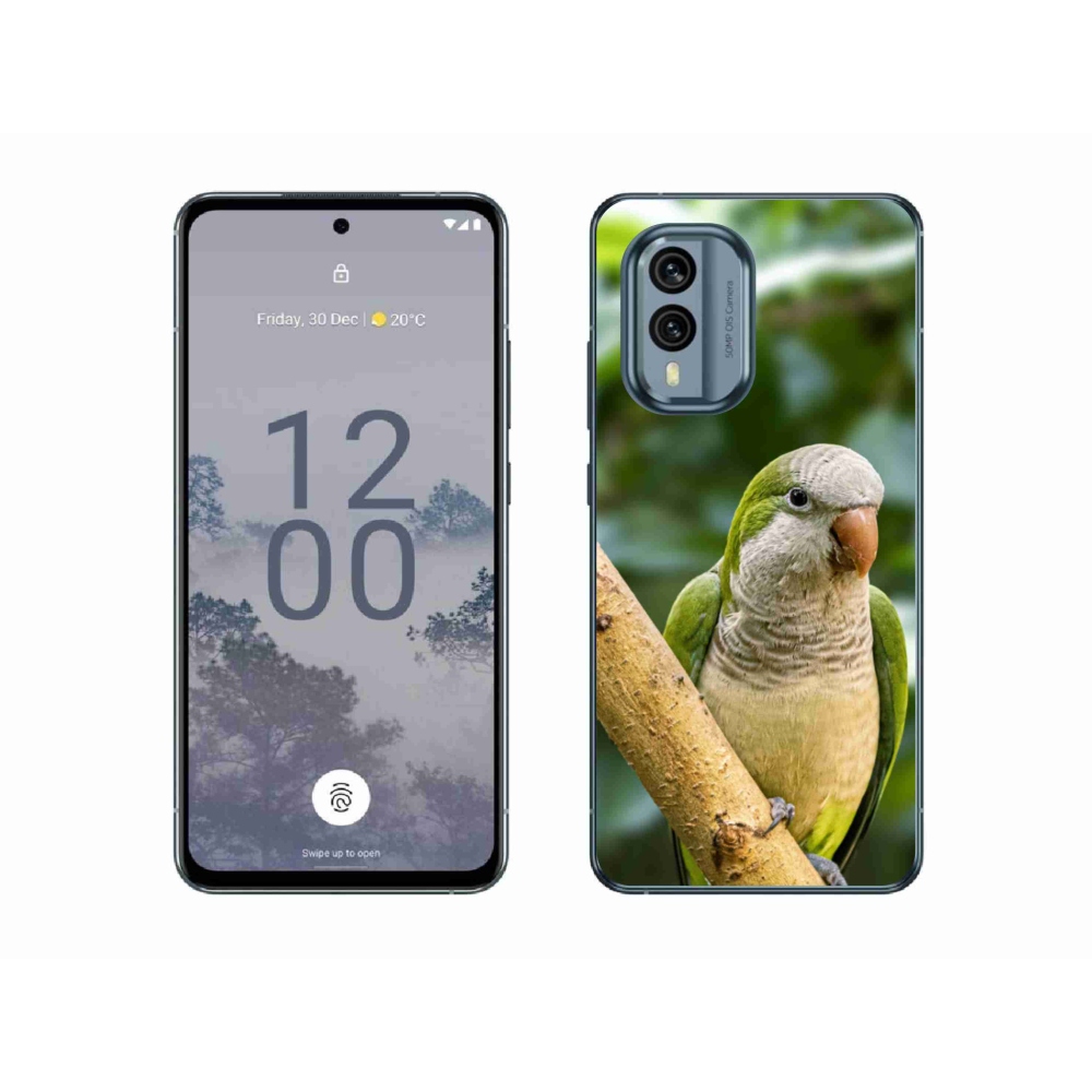 Zselés borítás mmCase a Nokia X30 5G készülékhez - papagáj