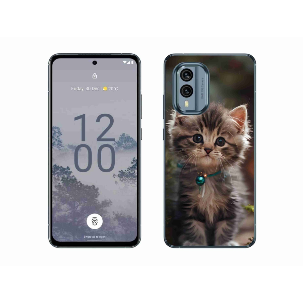 mmCase gél tok a Nokia X30 5G-hez – aranyos cica 11