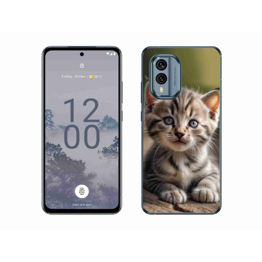 Zselés borítás mmCase a Nokia X30 5G készülékhez - aranyos cica 9