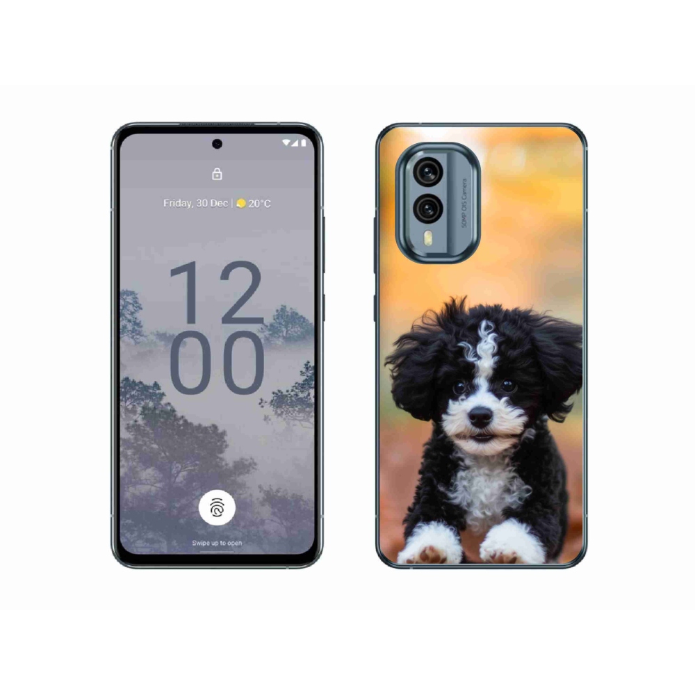 Zselés borítás mmCase a Nokia X30 5G készülékhez - aranyos kiskutya 2