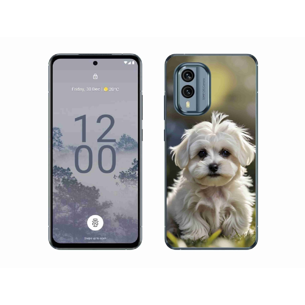 mmCase gél tok a Nokia X30 5G-hez – aranyos máltai kutyus