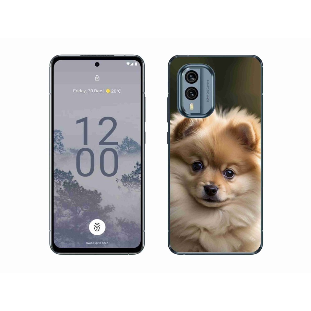 mmCase gél tok a Nokia X30 5G-hez – aranyos pomerániai 2
