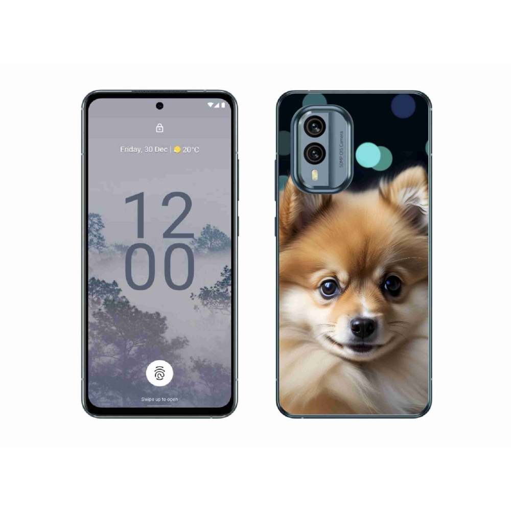 mmCase gél tok a Nokia X30 5G-hez – aranyos pomerániai