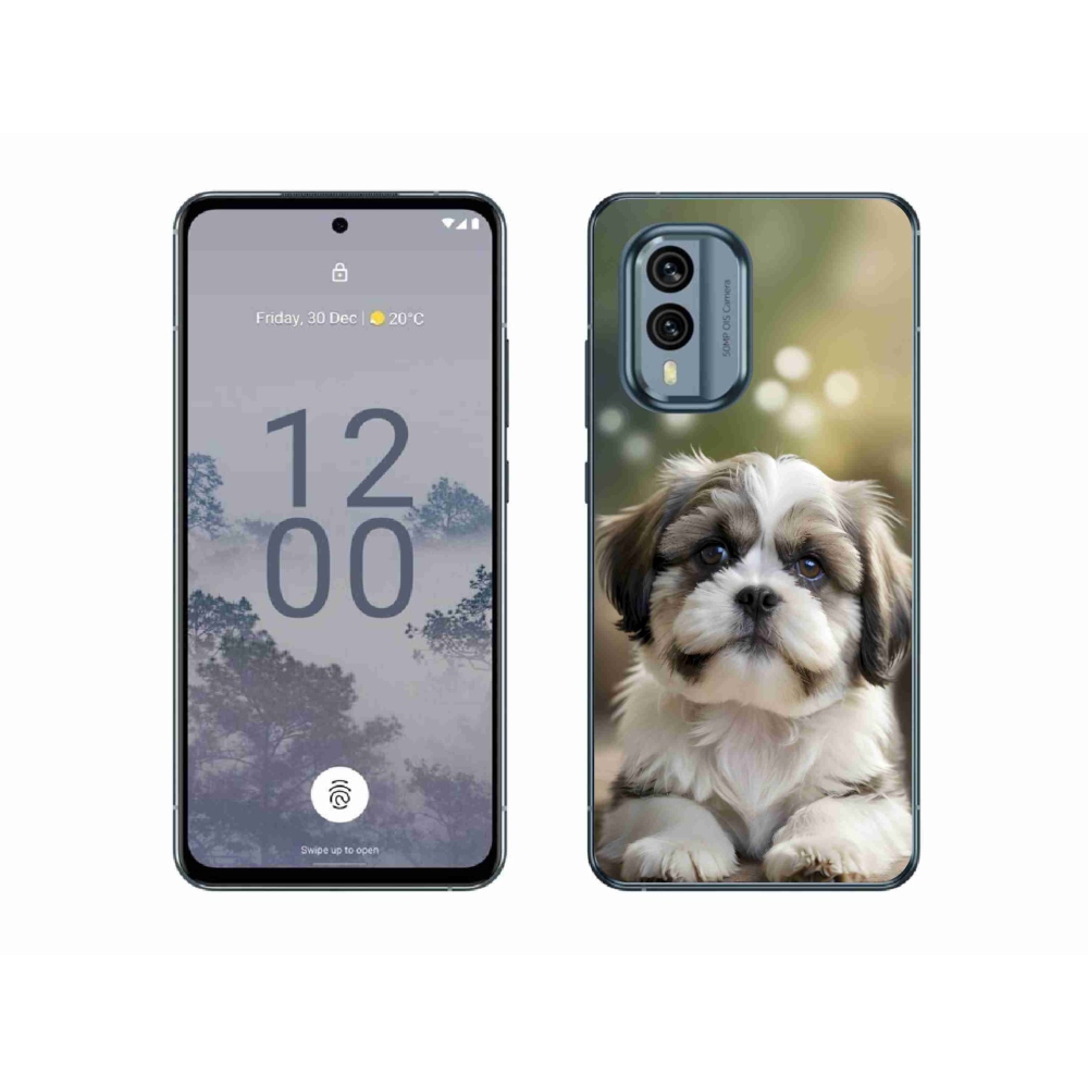 mmCase gél tok a Nokia X30 5G-hez – aranyos shih-tzu