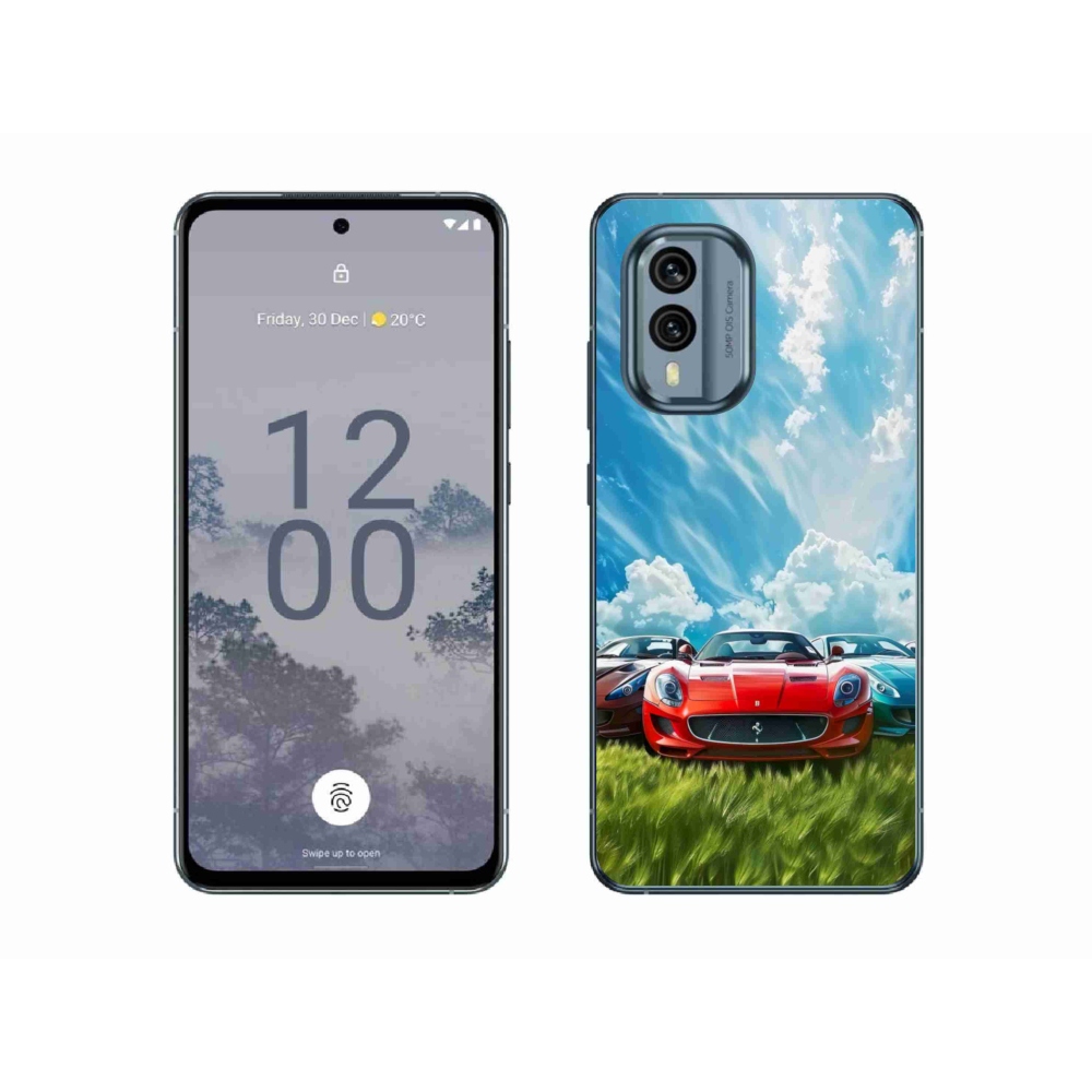 Zselés borítás mmCase a Nokia X30 5G készülékhez - sportkocsikhoz
