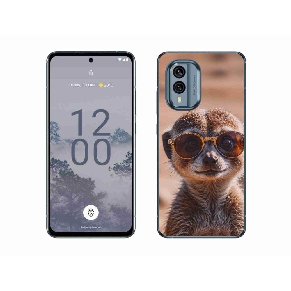 Gél borítás mmCase a Nokia X30 5G készülékhez - stílusos surikata
