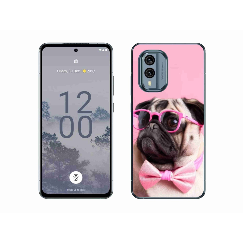 Zselés borítás mmCase a Nokia X30 5G készülékhez - stílusos mopsz
