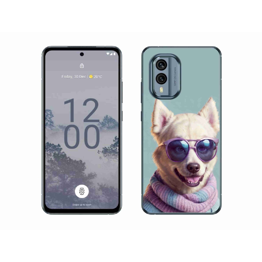 Zselés borítás mmCase a Nokia X30 5G készülékhez - stílusos német stílusú