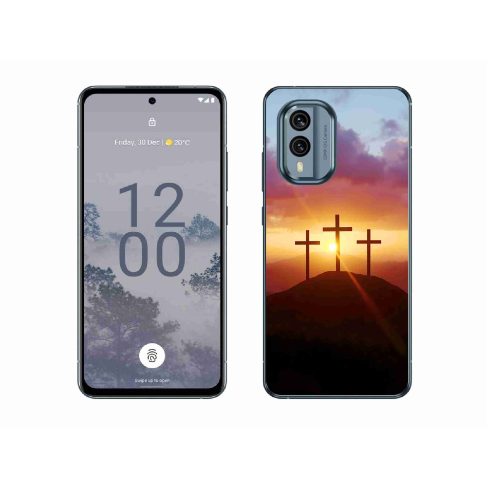 Zselés borítás mmCase a Nokia X30 5G készülékhez - három kereszt