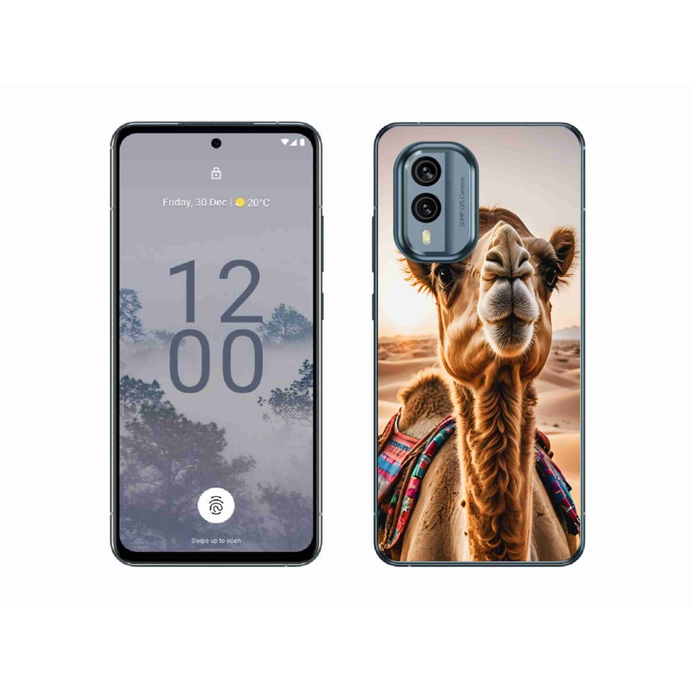 Zselés borítás mmCase a Nokia X30 5G készülékhez - teve színű
