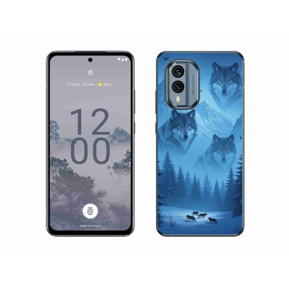 Zselés borítás mmCase a Nokia X30 5G készülékhez - farkas csomag