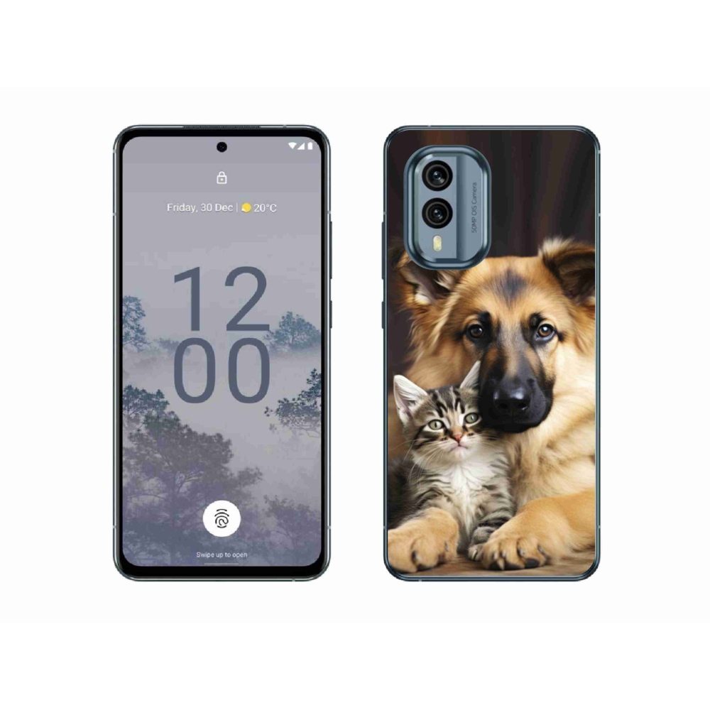 Zselés borítás mmCase a Nokia X30 5G készülékhez - állatbarátság