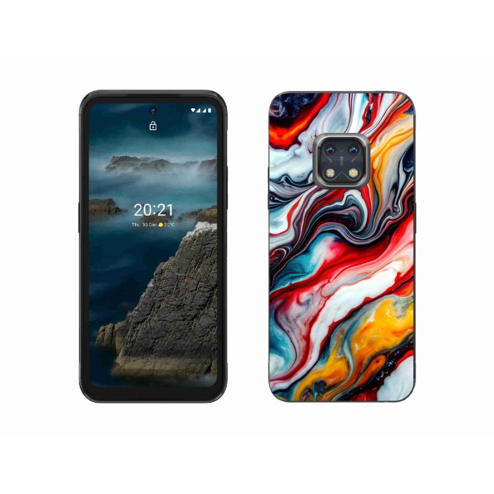 Zselés borítás mmCase a Nokia XR20 készülékhez - absztrakt motívum 35