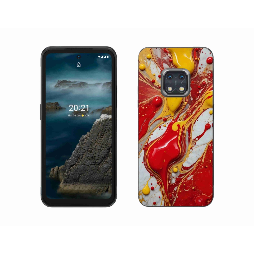 Zselés borítás mmCase a Nokia XR20 készülékhez - absztrakt motívum 42