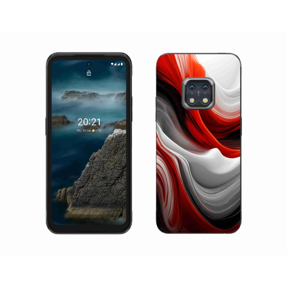 Zselés borítás mmCase a Nokia XR20 készülékhez - absztrakt motívum 47