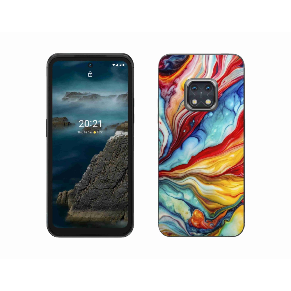 Zselés borítás mmCase a Nokia XR20 készülékhez - absztrakt motívum 58