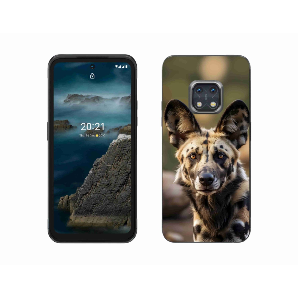 mmCase gél tok a Nokia XR20-hoz – afrikai vadkutya