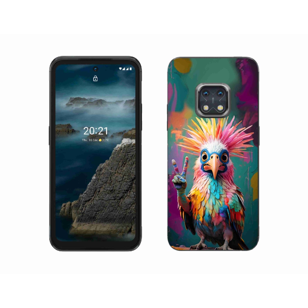 mmCase gél tok a Nokia XR20-hoz – színes lázadó