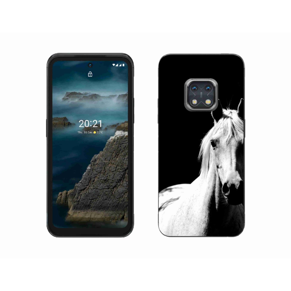 Zselés borítás mmCase a Nokia XR20 készülékhez - fehér ló 5