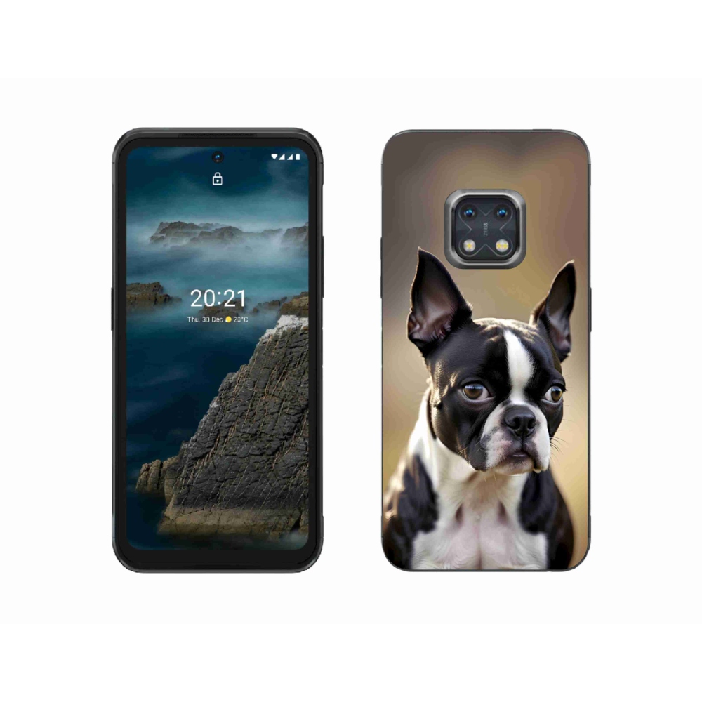 mmCase gél tok a Nokia XR20-hoz – bostoni terrier